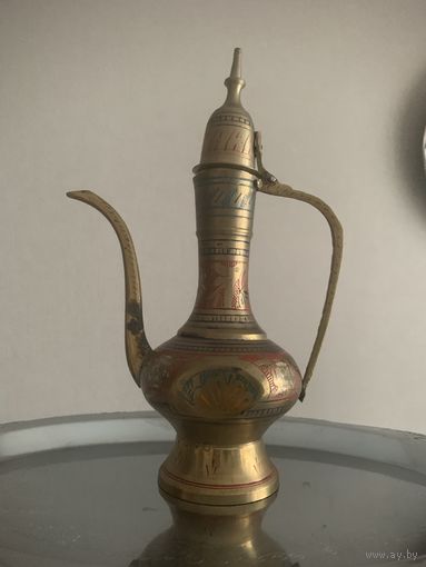 Кувшин латунный, кумган в идеальном состоянии