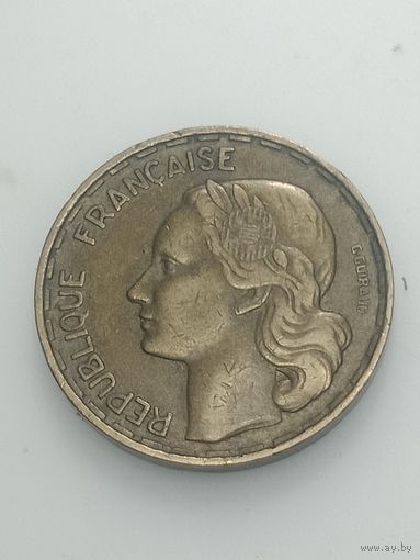 Франция 50 франков 1952 года .