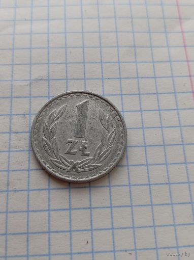 1 злотый 1985 года