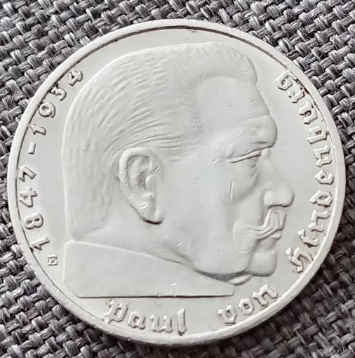 2 рейхсмарки 1937 Е