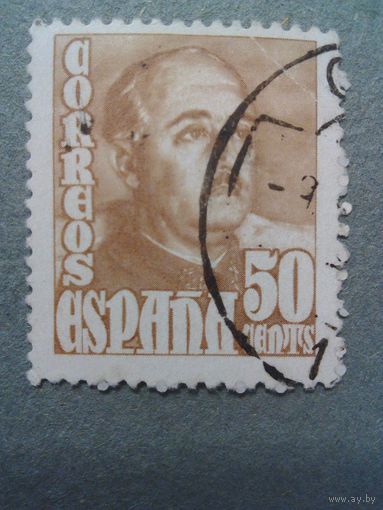 Испания. Франко. 1948г. гашеная