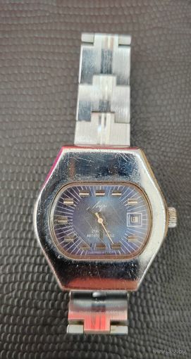 Часы Луч. 1816. СССР. Автоподзавод. Дата. 21 камень.