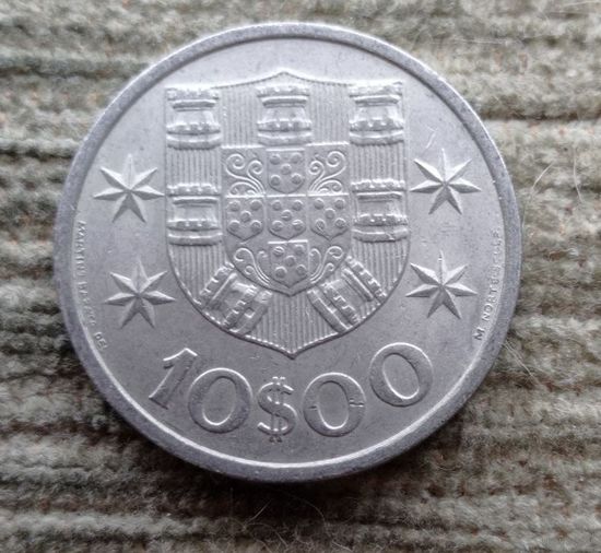 Werty71 Португалия 10 эскудо 1972 Корабль