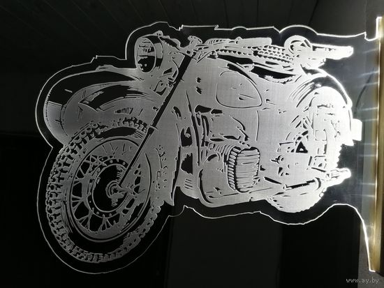Светильник вывеска мотоцикл