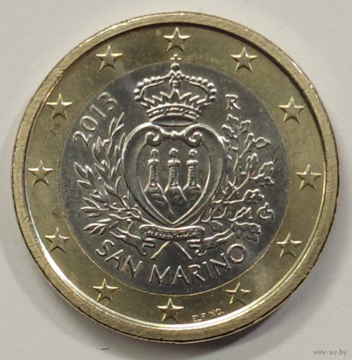 Сан-Марино 1 евро 2013 UNC