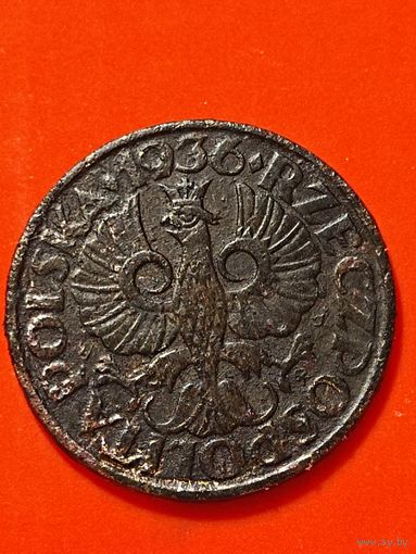 2 гроша 1936 г. без мц. НЕПЛОХАЯ.