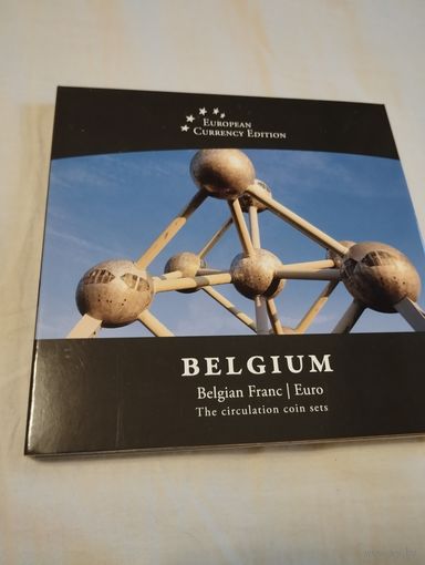Буклет набор евро и последний выпуск. Бельгия
