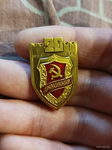 Дружинник 20 лет