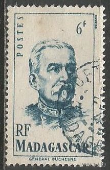 Французский Мадагаскар. Генерал Ж.Дюшен. 1946г. Mi#401.