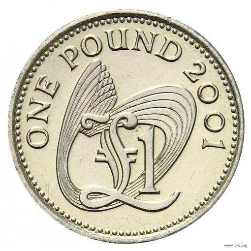 Гернси 1 фунт, 2001 UNC
