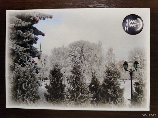 Открытка зима