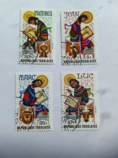 Марки    Того 1978 год   4  шт -2,00 руб.