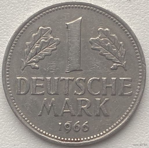 Германия 1 марка 1966 г. J
