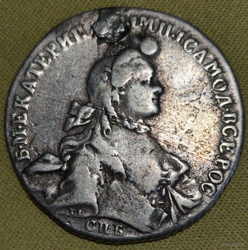 Рубль Екатерина 2 СПБ