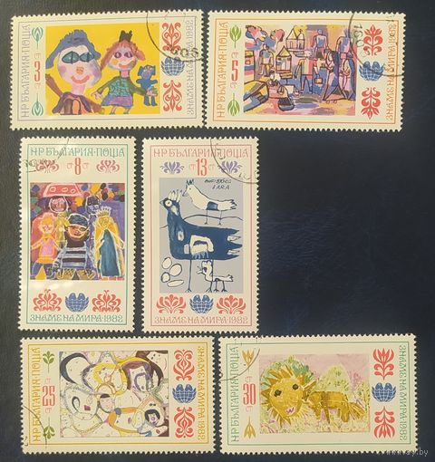 Болгария 1982 детские рисунки.