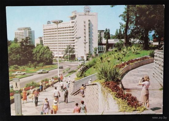 Панов А. Сочи. Гостиница Москва. 1981 год. Чистая #0186-V1P93