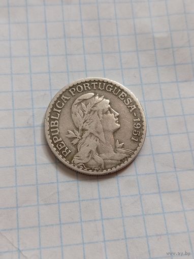 1 эскудо 1951 года