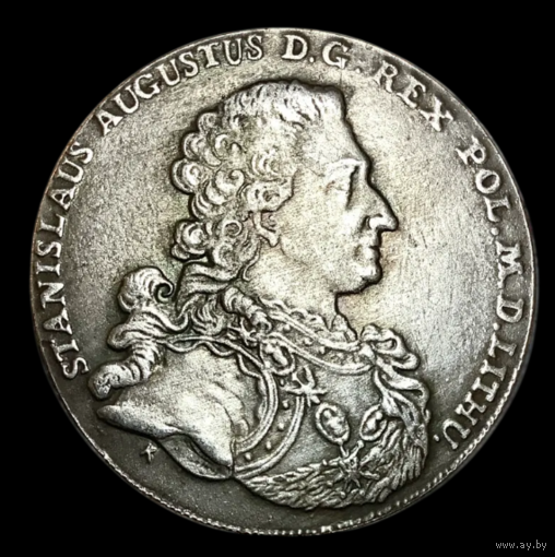 Копия Польша 1 талер 1766 Станислав Август Понятовский
