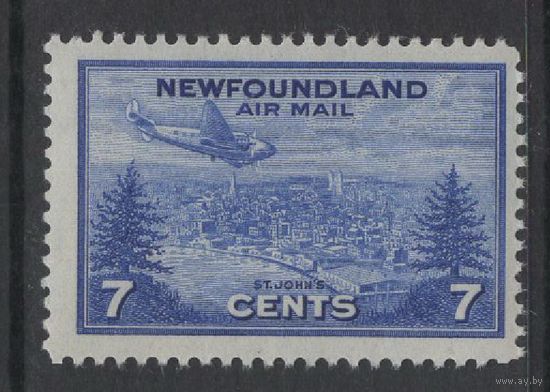 Ньюфаундленд /Newfoundland 1943** Сент-Джонс - столица провинции Ньюфаундленд и Лабрадор, АВИА Почта SG#291