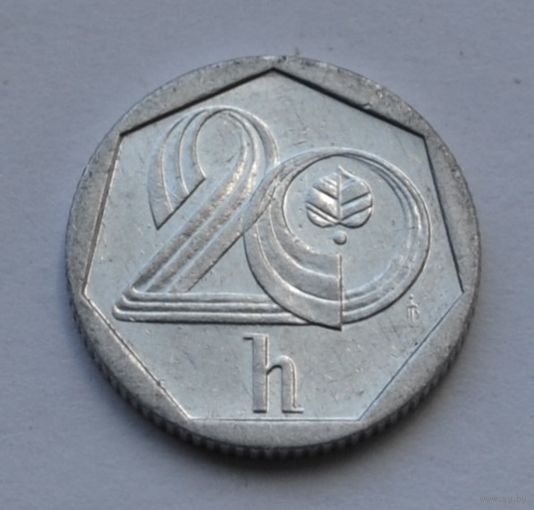 Чехия, 20 геллеров 1993 г.