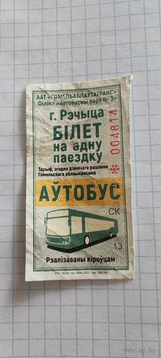 Талон на проезд г. Речица