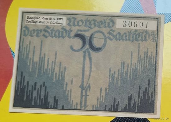 Нотгельд Германия 50 пфеннигов