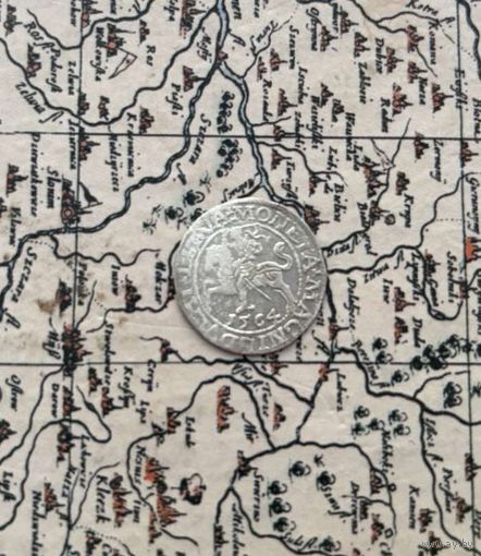 Полугрош 1564 г. Крепкий.