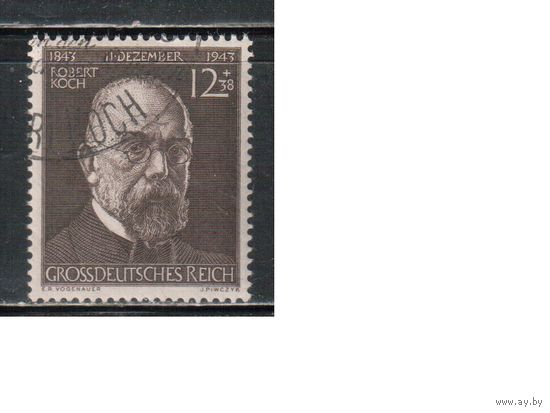 Германия-1944,(Мих.864) гаш. , Р.Кох,Медицина(одиночка)