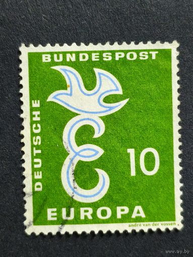 Германия 1958. Европа (C.E.P.T.) 1958 - Буква "Е"
