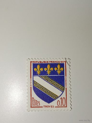 Франция год 1963 год Стандарт герб