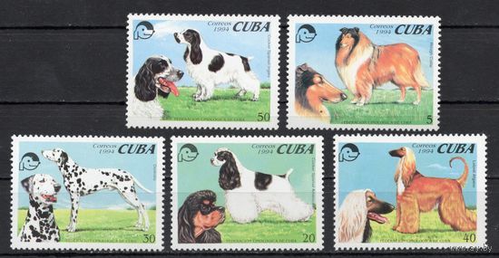 Куба 1994. Собаки 5марок (3771)