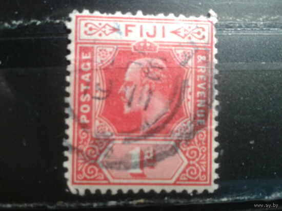 Фиджи, колония Англии,1906. Король Эдуард VII