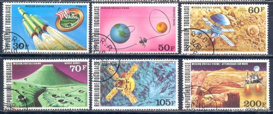 Того 1976. Mi 1174-79А Программа Викинг. Марс. Космос