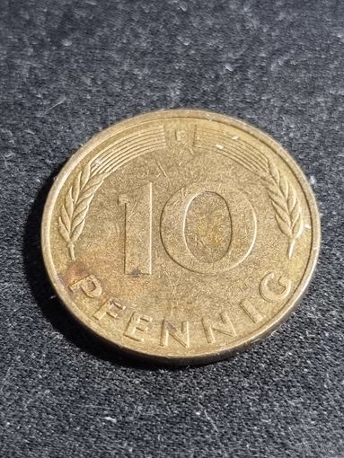 Германия 10 пфеннигов 1993 F