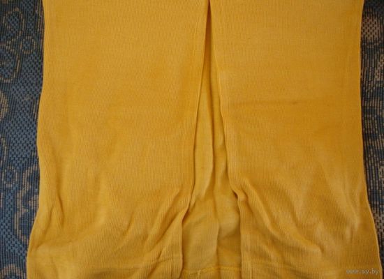 Юбка женская трикотаж темный лимон