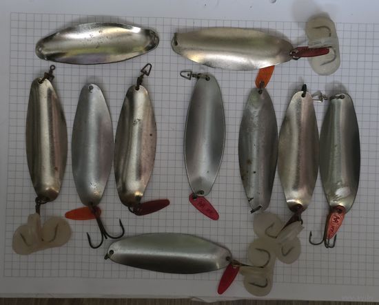 Блесна БЕРЕЗИНА СССР из набора блесен МОГИЛЕВ