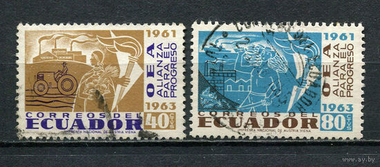 Эквадор - 1964 - Альянс ради прогресса - 2 марки. Гашеные.  (Лот 17CZ)
