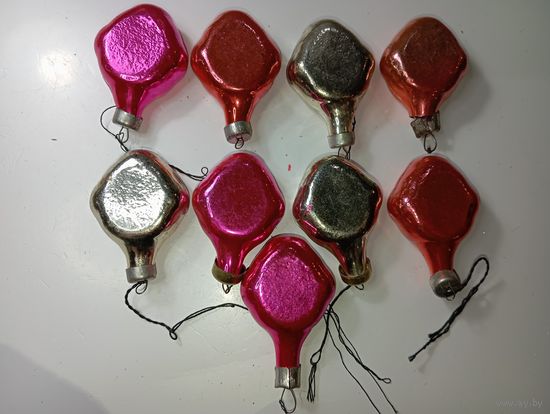 Ёлочные мини игрушки , СССР .