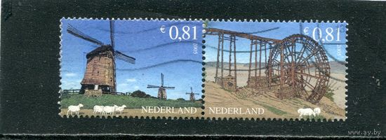 Нидерланды. Ветряные и водяные мельницы