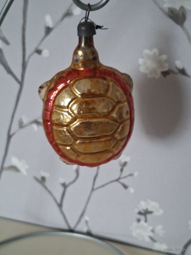 Елочная игрушка черепаха