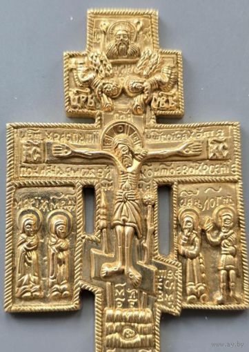 Крест Поморский, Распятие с Предстоящими! С рубля! Без мнц!