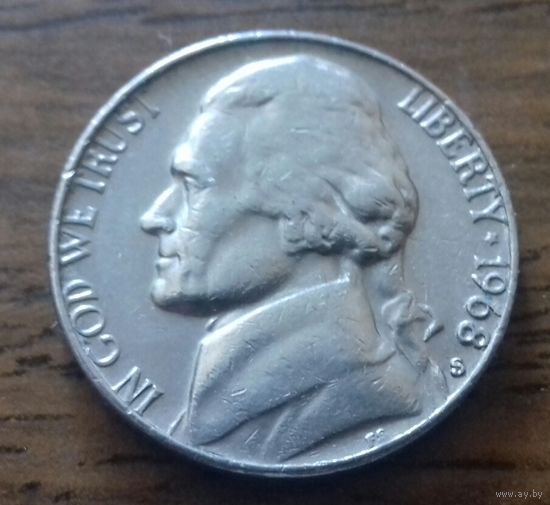 5 центов, США 1968 S