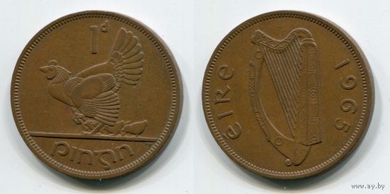 Ирландия. 1 пенни (1965, XF)