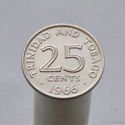 Тринидад и Тобаго 25 центов 1966