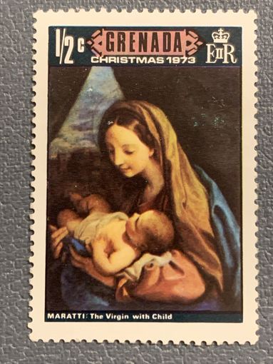 Гренада 1973. Живопись. Рождественская марка