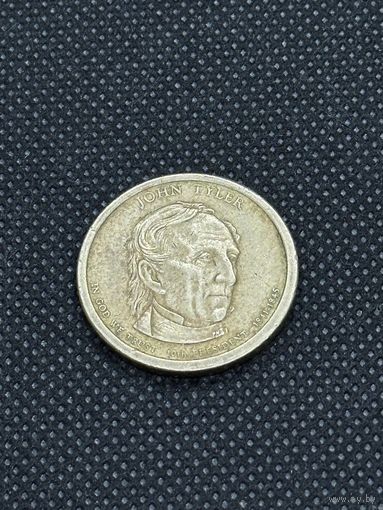 1 доллар, 10-й президент США Джон Тайлер