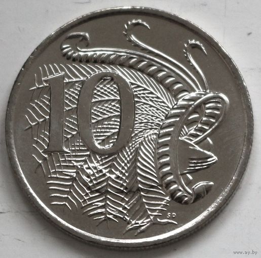 Австралия 10 центов 2025 год