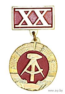 Знак 20 лет ГДР