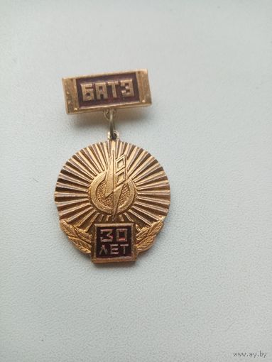 МЕДАЛЬ БАТЭ 30 ЛЕТ