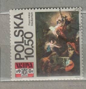 Картина. 1 марка, 1981г. Искусство, гаш. Польша.